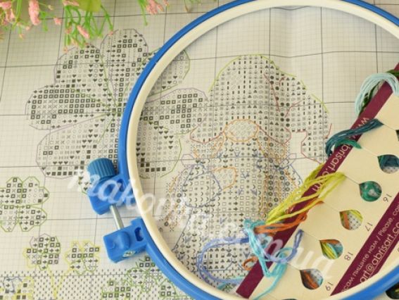 Успіх у руках (гном) AHM-051 набір з пяльцями для вишивання хрестом, Абріс Арт