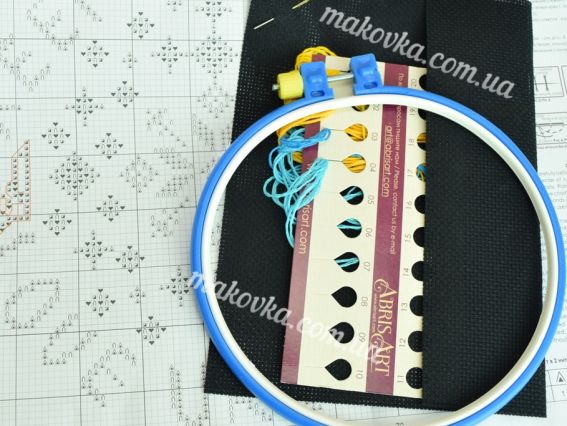 Люблю Україну! AHM-063 набір з пяльцями для вишивання хрестом, Абріс Арт