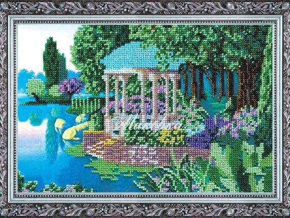 Вишивка бісером Альтанка, АВ-069, Абріс Арт Вишивка бісером Альтанка, АВ-069, Абріс Арт