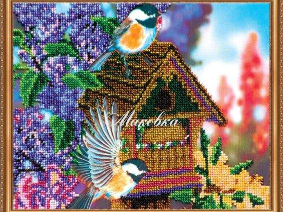Вышивка бисером В саду-3, АВ-080, Абрис Арт Вышивка бисером В саду-3, АВ-080, Абрис Арт