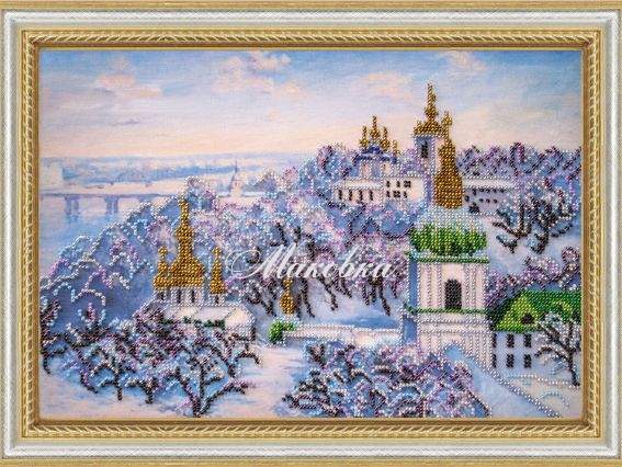 Вишивка бісером Водохресні морози, АВ-137, Абріс Арт Вишивка бісером Водохресні морози, АВ-137, Абріс Арт