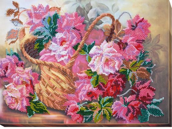 Вышивка бісером AB-441 Розовая нежность Абрис Арт Вышивка бісером AB-441 Розовая нежность Абрис Арт