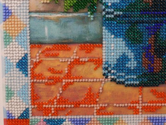 Набор для вышивания бисером Гортензия у входа, АВ-386 Абрис Арт