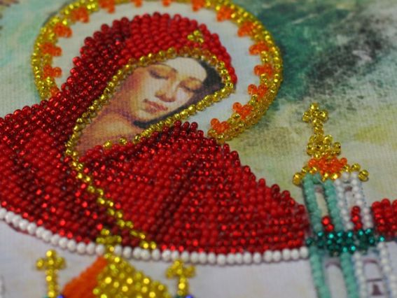 AB-569 Світле свято Покрова, Абрис Арт, набір для вишивання бісером на холсті