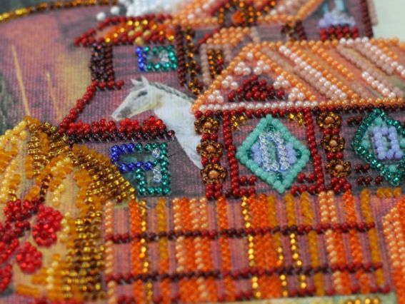 AB-569 Світле свято Покрова, Абрис Арт, набір для вишивання бісером на холсті