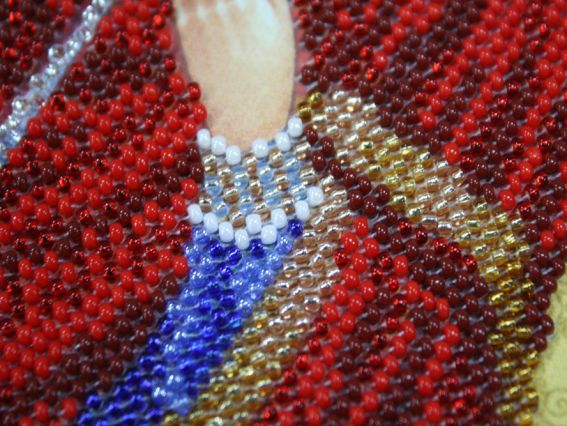 Набір для вишивання бісером ікони Ікона Богородиці Семистрільна, АВ-296, Абрис Арт