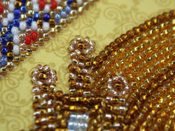 Набір для вишивання бісером ікони Ікона Богородиці Семистрільна, АВ-296, Абрис Арт