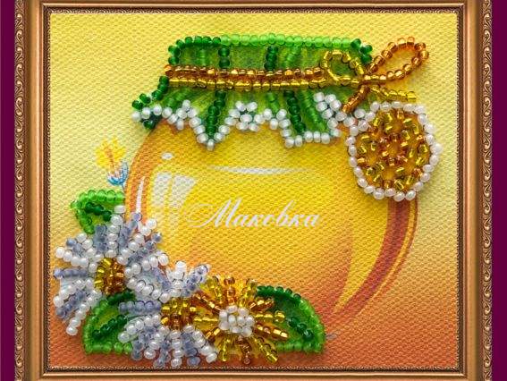 Вышивка-магнит бісером Медок, АМА-017, Абрис Арт Вышивка-магнит бісером Медок, АМА-017, Абрис Арт