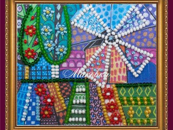 Вышивка-магнит бісером Амстердам АМА-153, Абрис Арт Вышивка-магнит бісером Амстердам АМА-153, Абрис Арт