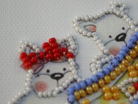 Набір Маленькі бешкетники для вишивання бісером з магнітом, АМА-174, Абрис Арт