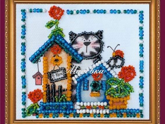 Вышивка-магнит бісером AMA-175 Новоселье Абрис Арт Вышивка-магнит бісером AMA-175 Новоселье Абрис Арт