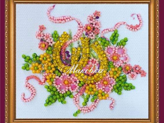 Вышивка-магнит бісером На удачу АМА-178, Абрис Арт Вышивка-магнит бісером На удачу АМА-178, Абрис Арт