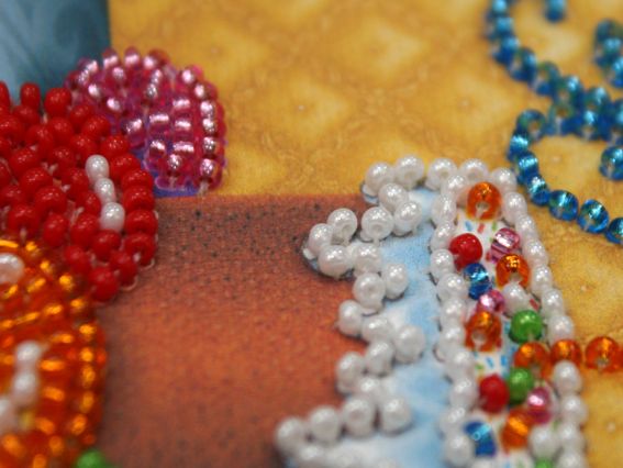 Набор для вышивания магнит бисером Пасхальный натюрморт-1, АМА-071, Абрис Арт