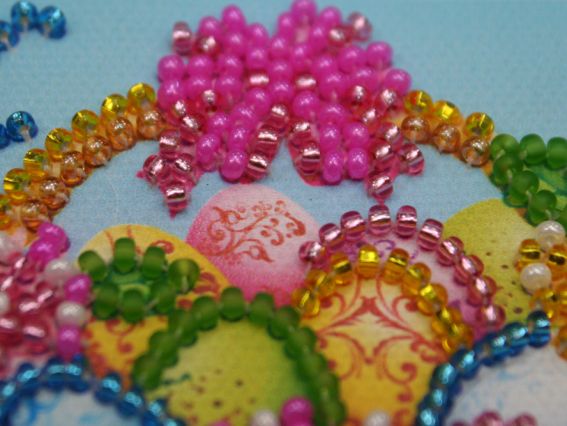 Магніт під вишивку бісером Великодній кошик-1 АМА-074, Абрис Арт