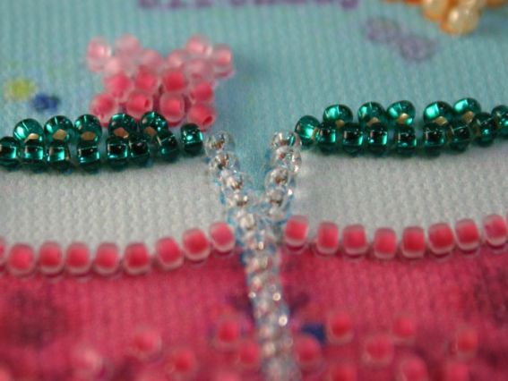 Набір для вишивання бісером AT-005 Набір-прапорець На брудершафт, Абріс Арт