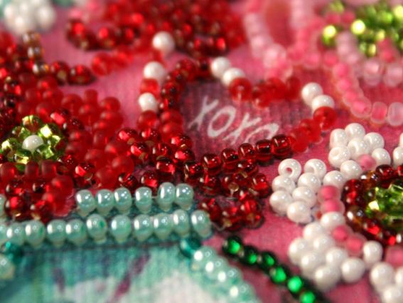 Набір для вишивання бісером AT-009 Набір-прапорець Будь зі мною, Абріс Арт