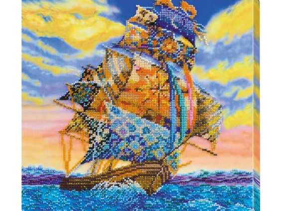AB-532 На всіх вітрилах, Абріс Арт Вишивка бісером