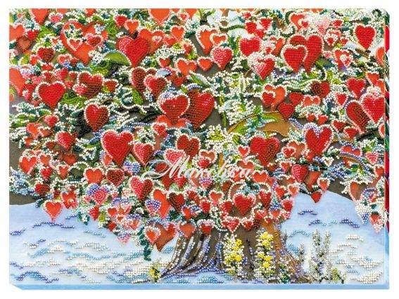AB-607 Дерево кохання Абрис Арт Вишивка бісером