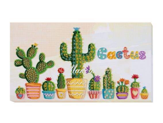 AB-648 Кактуси, Абріс Арт Вишивка бісером