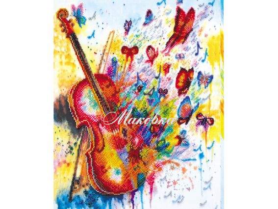 AB-629 Іскри звуку, Абріс Арт Вишивка бісером AB-629 Іскри звуку, Абріс Арт Вишивка бісером