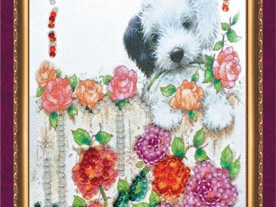 Набор для вышивания открытки Скучаю-1, АО-086, Абрис Арт