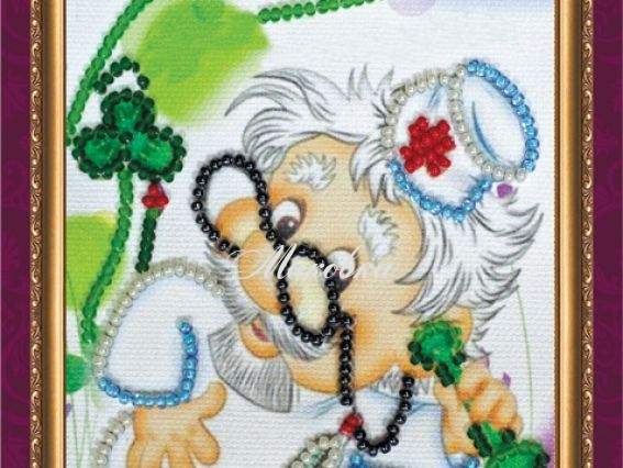 Набор для вышивания открытки С днем медика-1, АО-098, Абрис Арт