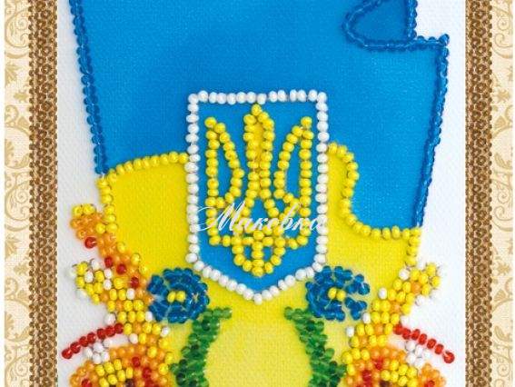 Набір для вишивання листівки Україна, АТ-142, Абріс Арт Набір для вишивання листівки Україна, АТ-142, Абріс Арт
