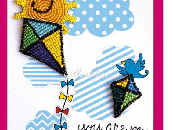 Набор для вышивания 3D Открытка AOO-005 Радій життю!, Абрис Арт