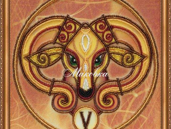 Вишивка бісером Зодіак Овен, АВ-332-01, Абріс Арт