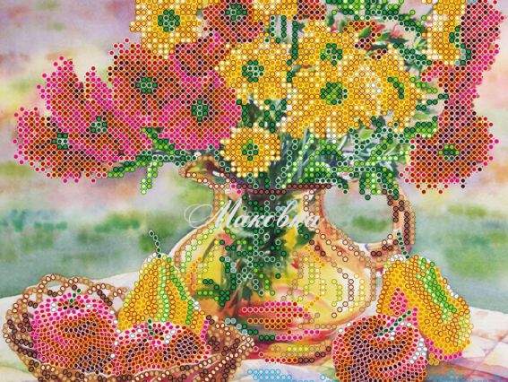 Схема (рисунок) на холсте  Дары лета  АС-511, Абрис Арт