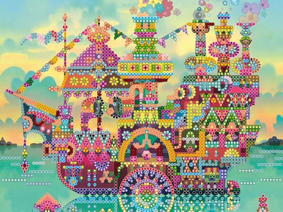 Схема (рисунок) на холсте Красочный круиз  АС-539, Абрис Арт