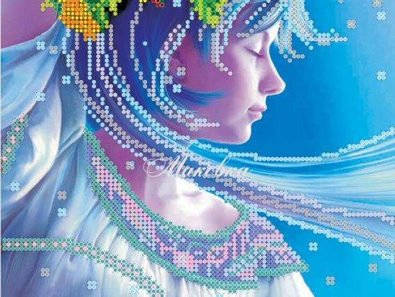 Схема (рисунок) на холсте Лада, АС-029, Абрис Арт