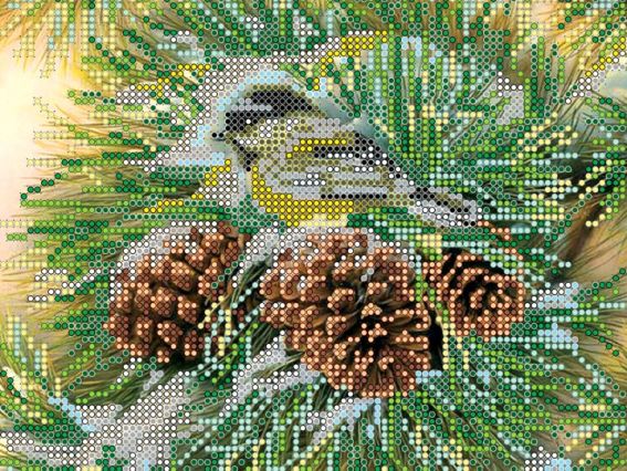 Схема (рисунок) на холсте Морозное утро, АС-070, Абрис Арт Схема (рисунок) на холсте Морозное утро, АС-070, Абрис Арт