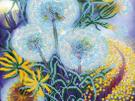 Схема (малюнок) на полотні Нічні вогники, АС-327, Абрис Арт Схема (малюнок) на полотні Нічні вогники, АС-327, Абрис Арт