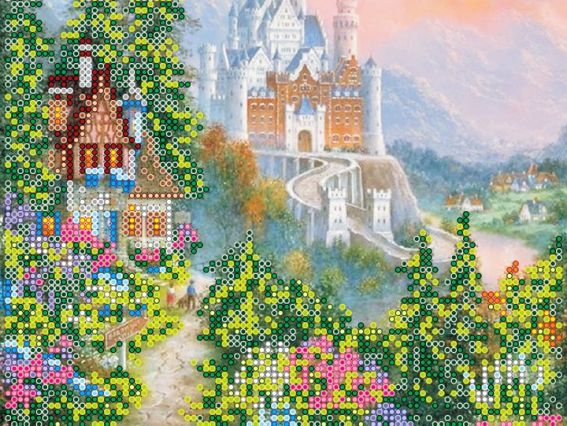 Схема (рисунок) на холсте Волшебный замок, АС-409, Абрис Арт Схема (рисунок) на холсте Волшебный замок, АС-409, Абрис Арт