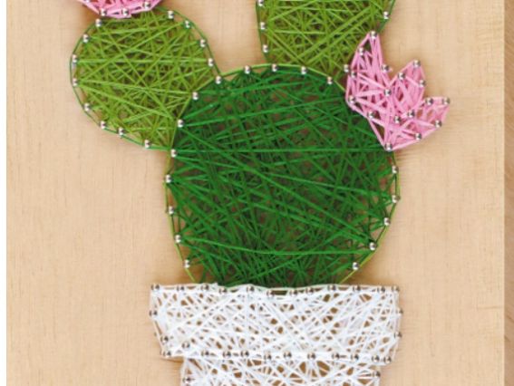 Стринг-арт ABC-002 Кактус, Абріс Арт  Стринг-арт ABC-002 Кактус, Абріс Арт 