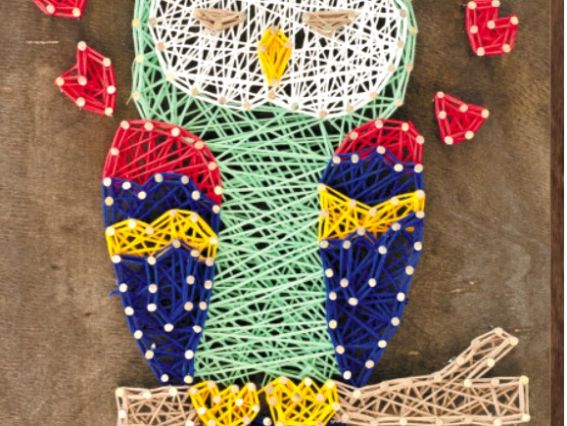 Стринг-арт ABC-004 Сова, Абріс Арт  Стринг-арт ABC-004 Сова, Абріс Арт 