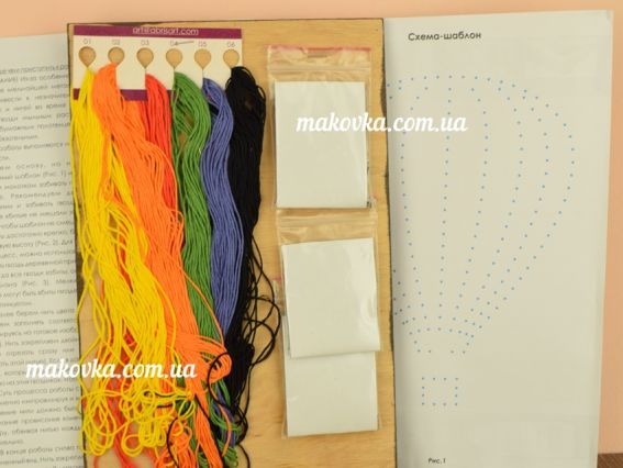 ABC-006 Повітряна куля Абріс Арт стрінг-арт набір для творчості