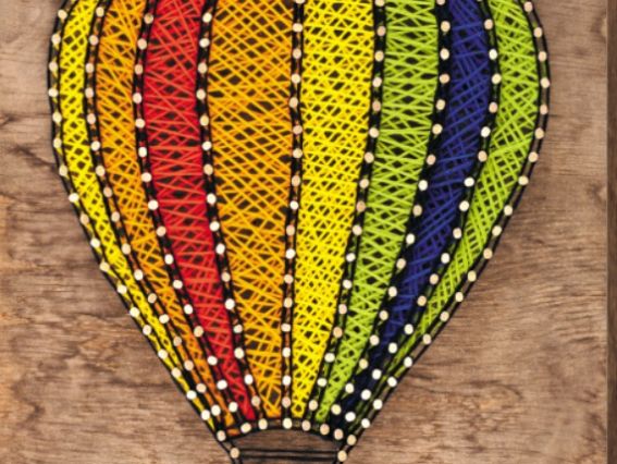 ABC-006 Повітряна куля Абріс Арт стрінг-арт набір для творчості