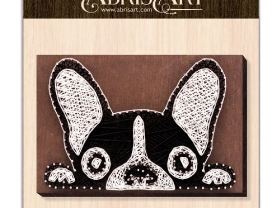 ABC-010 Французьский бульдог Абріс Арт стрінг-арт набір для творчості