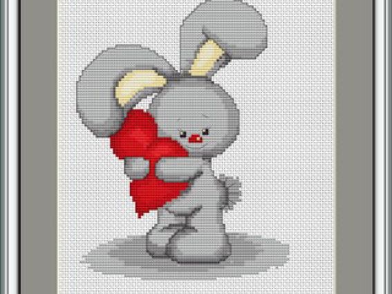 B175 Зайчик із серцем B175 Зайчик із серцем