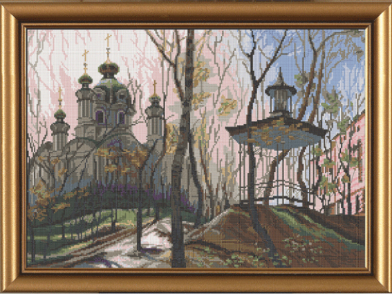 Беседка, РЕ 3276 Нова Слобода, вышивка нитками Беседка, РЕ 3276 Нова Слобода, вышивка нитками