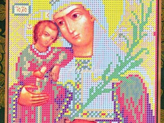 Божия Матерь Неувядаемый цвет (Н9053) Нова Слобода