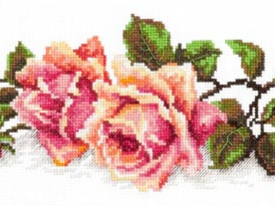 Вышивка Аромат розы, 40-48, Чудесная Игла Вышивка Аромат розы, 40-48, Чудесная Игла