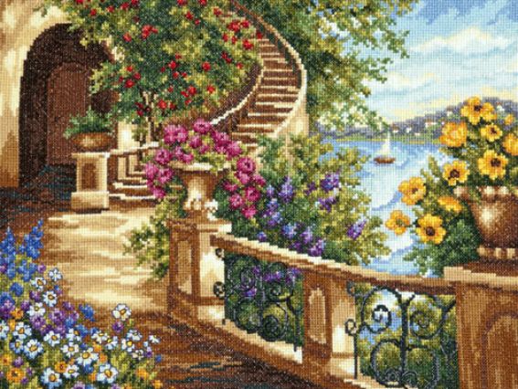 Вышивка На Лазурном берегу, 48-04, Чудесная Игла Вышивка На Лазурном берегу, 48-04, Чудесная Игла