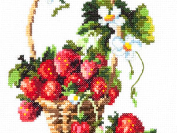 Клубника в корзиночке 55-11, Чудесная Игла Клубника в корзиночке 55-11, Чудесная Игла