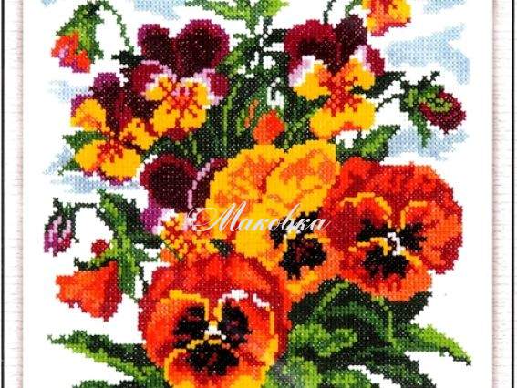 Анютины глазки-2, 40-25, Чудесная Игла Анютины глазки-2, 40-25, Чудесная Игла