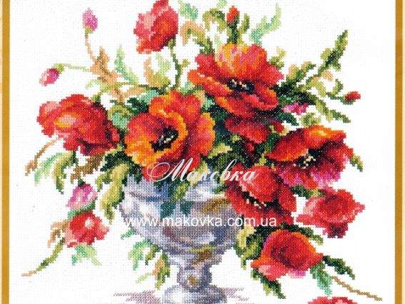 Красные маки 40-60, Чудесная Игла Красные маки 40-60, Чудесная Игла