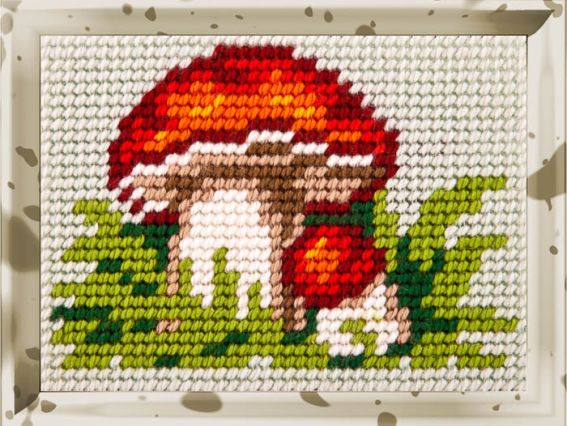 Bambini X-2120 Боровик, набор для вишивання с пряжей Bambini X-2120 Боровик, набор для вишивання с пряжей