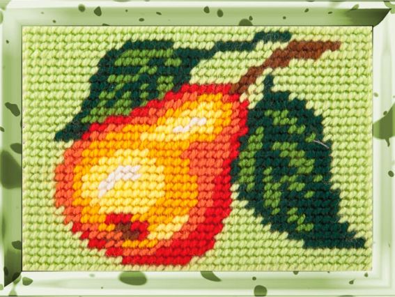 Bambini X-2138 Груша, набір для вишивання з пряжею Bambini X-2138 Груша, набір для вишивання з пряжею